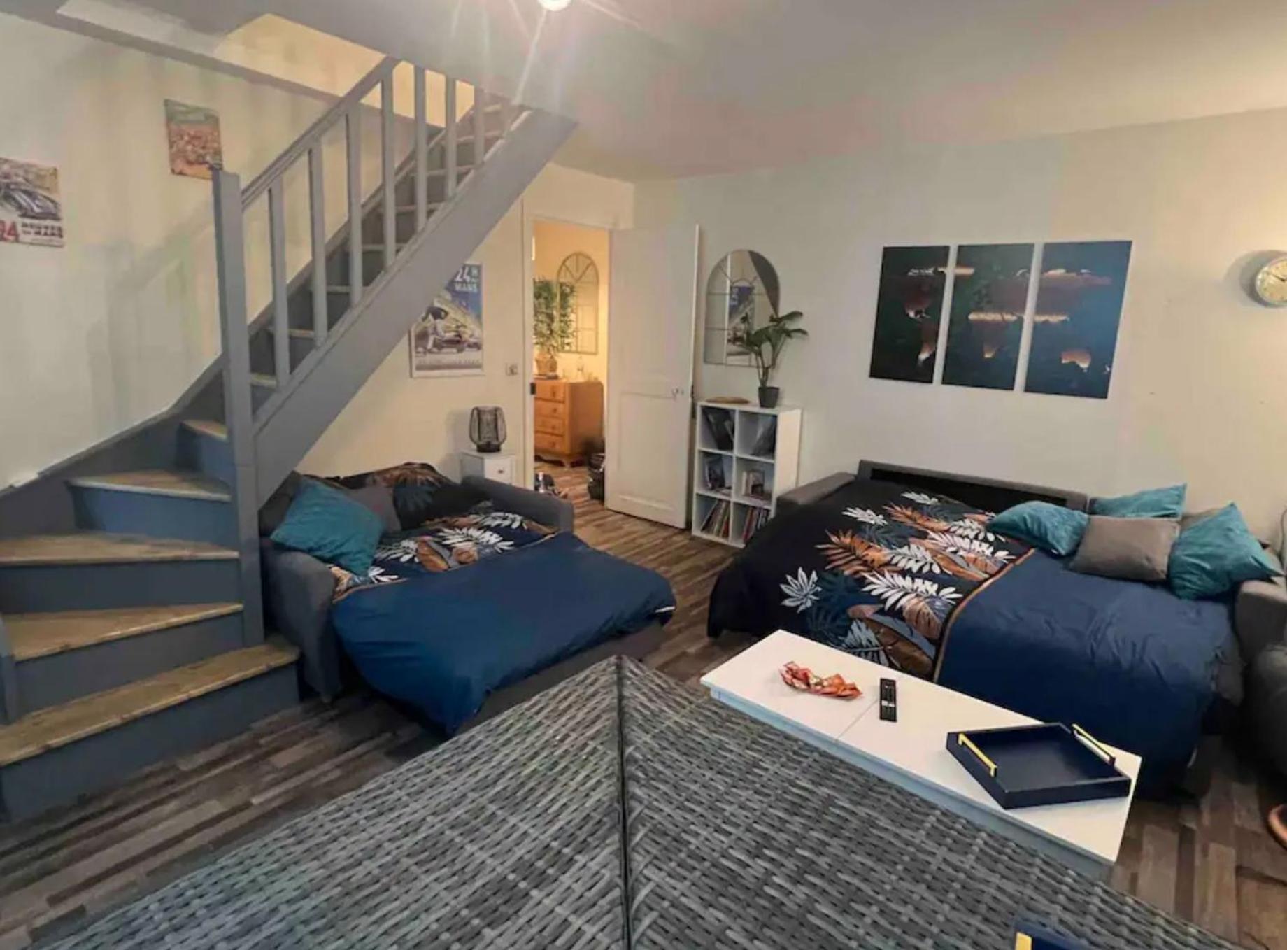 2eme Etage Prive De Notre Maison-acces Au Jardin-smart Tv-streaming-wifi Appartement Le Mans